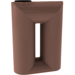 1100L Urban Slimline Heritage Red