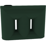 2300L Urban Slimline Heritage Green