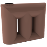 3000L Urban Slimline Heritage Red