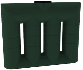 1050 Litre Superslim Heritage Green