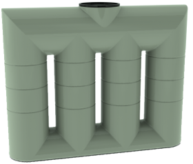 1050 Litre Superslim Mist Green